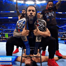 Roman Reigns The Bloodline GIF - Roman Reigns The Bloodline Jimmy Uso GIFs