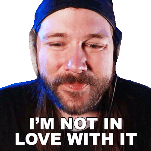 Im Not In Love With It Michael Kupris Sticker - Im Not In Love With It Michael Kupris Become The Knight Stickers