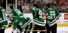 Dallas Stars Justin Dowling GIF - Dallas Stars Justin Dowling Youre On The Wrong Side GIFs