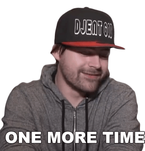 One More Time Jared Dines Sticker - One More Time Jared Dines The Dickeydines Show Stickers