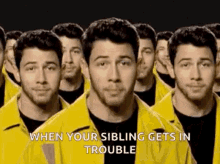Nick Jonas When Your Sibling Gets In Trouble GIF - Nick Jonas When Your Sibling Gets In Trouble Oh No GIFs
