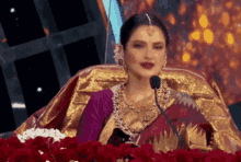 Rekha Bhanurekha Rekhaji Bollywood Indian Idol GIF - Rekha Bhanurekha Rekhaji Bollywood Indian Idol GIFs