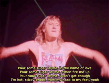 Def Leppard Pour Some Sugar On Me GIF - Def Leppard Pour Some Sugar On Me Sugar GIFs