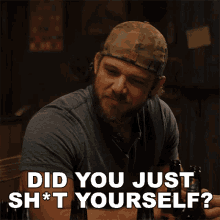 Did You Just Sht Yourself Clay Spenser GIF - Did You Just Sht Yourself Clay Spenser Max Thieriot GIFs