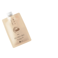 three bottles of a product with korean writing on them are stacked on top of each other