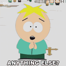 Anything Else Butters Stotch GIF - Anything Else Butters Stotch South Park GIFs