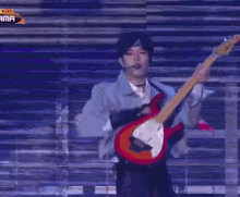 Kim Seungmin Electrice Guitar Smashing GIF