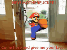 Mario Steals Your Liver GIF - Mario Steals Your Liver GIFs