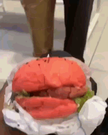 Lil Clouter Food GIF - Lil Clouter Food Burger GIFs
