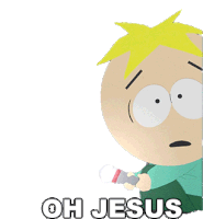 Oh Jesus Butter Scotch Sticker - Oh Jesus Butter Scotch South Park Stickers