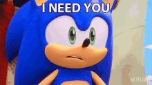 I Need You Sonic The Hedgehog GIF