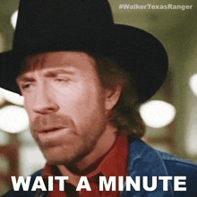 Wait A Minute Cordell Walker GIF - Wait A Minute Cordell Walker Walker Texas Ranger GIFs
