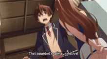 That Sounded Really Suggestive GIF - That Sounded Really Suggestive Anime GIFs