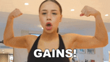 Gains Fernanda Ramirez GIF - Gains Fernanda Ramirez Gym Time GIFs