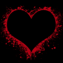 a black heart with the words " non mettersi in coda " on it
