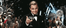 Cheers Leonardo Dicaprio GIF - Cheers Leonardo Dicaprio Toast GIFs
