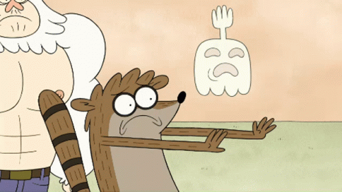 Regular Show Rigby GIF - Regular Show Rigby High Five Ghost - Discover &  Share GIFs