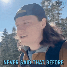 Never Said That Before Michael Downie GIF - Never Said That Before Michael Downie Downielive GIFs