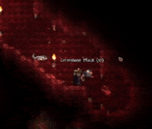 a screenshot of a video game with a creeper and a candle .