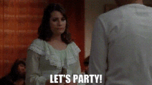 Glee Rachel Berry GIF - Glee Rachel Berry Lets Party GIFs