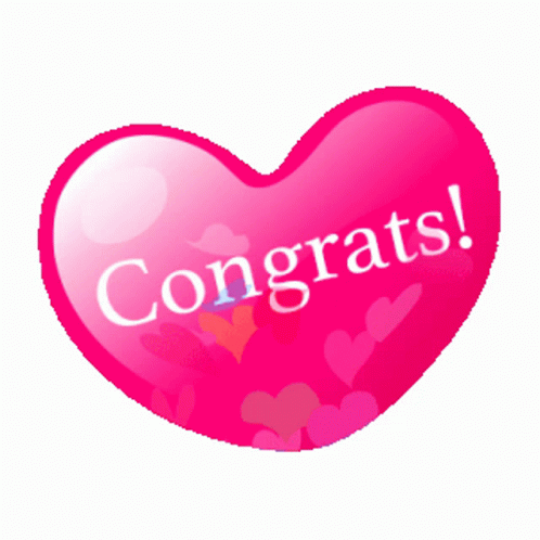 Congrats Hearts GIF - Congrats Hearts Love GIFs