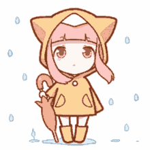 curious raining