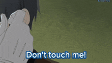 Don'T Touch Don'T Touch Me GIF - Don'T Touch Don'T Touch Me Kuroshitsuji GIFs