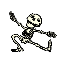 Skeleton Dance Sticker - Skeleton Dance Stickers