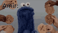 Cookie Monster Cookies GIF - Cookie Monster Cookies Nom Nom GIFs
