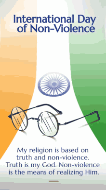 International Day Of Nonviolence Mahatma Gandhi GIF