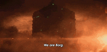 we are borg star trek picard you are pertaining to us we are the cyborgs we call ourselves borg