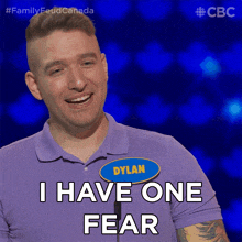 I Have One Fear Dylan GIF - I Have One Fear Dylan Family Feud Canada GIFs