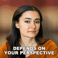 Depends On Your Perspective Ashleigh Ruggles Stanley GIF - Depends On Your Perspective Ashleigh Ruggles Stanley The Law Says What GIFs