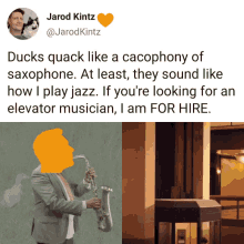 Jazz Saxophone GIF - Jazz Saxophone Duck GIFs