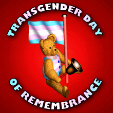 Transgender Day Of Remembrance Transgender Teddy Bear GIF - Transgender Day Of Remembrance Transgender Transgender Teddy Bear GIFs