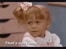 That Not Funny Michelle GIF - That Not Funny Michelle Full House GIFs
