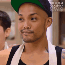 Smiling Jomar GIF - Smiling Jomar The Great Canadian Baking Show GIFs