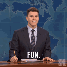 Fun Harmless Inoffensive Jokes Saturday Night Live GIF - Fun Harmless Inoffensive Jokes Saturday Night Live Snl Weekend Update GIFs