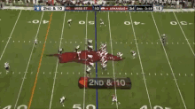 a football game between miss st and arkansas