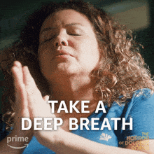 Take A Deep Breath Dolores Roach GIF - Take A Deep Breath Dolores Roach Justina Machado GIFs