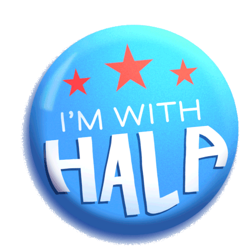Im With Hala Virginia Sticker - Im With Hala Virginia Va Stickers
