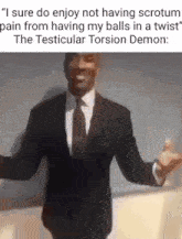 Torsion Demon GIF - Torsion Demon Testicular Torsion GIFs
