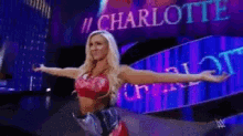 Wwe Charlotte GIF - Wwe Charlotte Open Arms GIFs