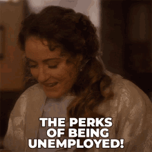 The Perks Of Being Unemployed Doctor Julia Ogden GIF - The Perks Of Being Unemployed Doctor Julia Ogden Murdoch Mysteries GIFs