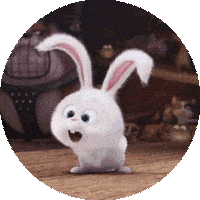 Bunny Impressed Sticker - Bunny Impressed Wow Stickers