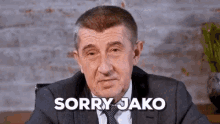 Andrej Babis Sorry GIF - Andrej Babis Sorry Apologize GIFs