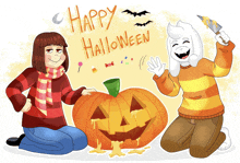 Happy Halloween Halloween Day GIF - Happy Halloween Halloween Day Carved Pumpkin GIFs