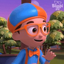 Laughing Blippi GIF - Laughing Blippi Blippi Wonders - Educational Cartoons For Kids GIFs