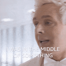 i was in the middle of something important aziraphale michael sheen good omens i was engaged in something significant