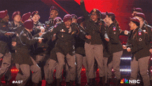 Celebrating 82nd Airborne Division All-american Chorus GIF - Celebrating 82nd Airborne Division All-american Chorus America'S Got Talent GIFs